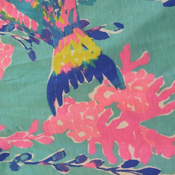 Lilly Pulitzer Shorely Blue Sandstorm Riva Dress Size Extra Small EUC - Picture 12 of 12